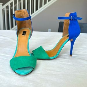 Zara Color Bock Heels